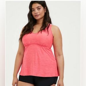 Torrid Active Racerback Swim Top